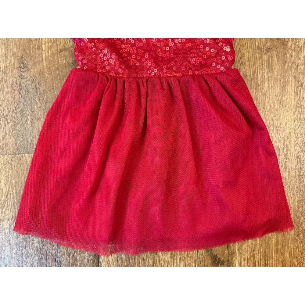 Cat & Jack Toddler Baby Girl‎ Dress 12 Months Red Christmas Holiday Valentines